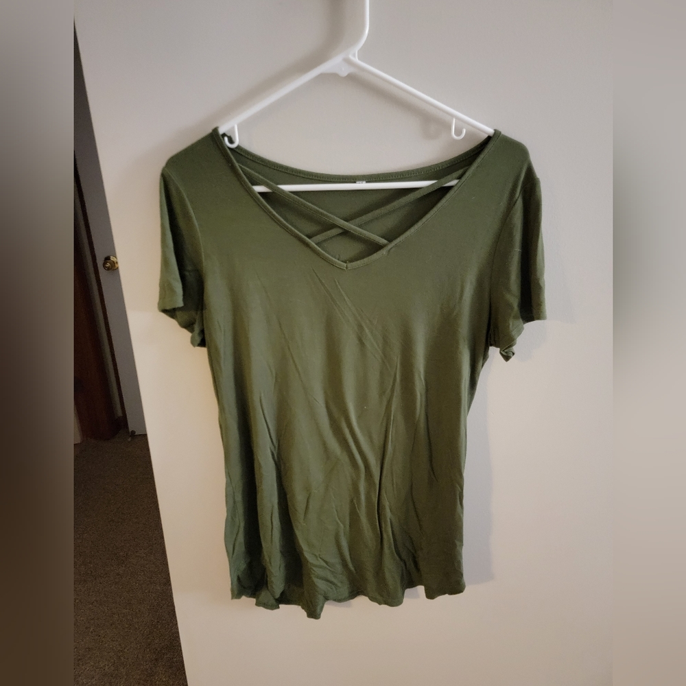 Cute Army Green Women's T Shirt